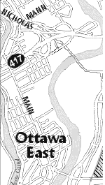 Small section of animated map